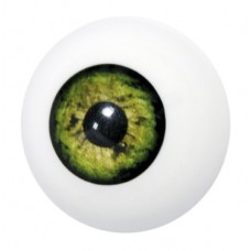 Grimas Artificial Eye plastic application item / Műszem műanyag applikáció, 27 mm Green – Zöld 401, GSFX-EYE-401